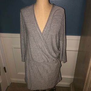 Grey Jersey Knit Dress